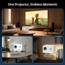 Thumbnail Mini Projector with WiFi and Bluetooth — Smart Projector, JIUMAO-M98