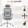 Thumbnail Office Computer Desk Chair with Footrest — Smart Chairs, Sweetcrispy