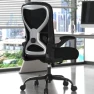 Thumbnail Office Desk Chair with Ergonomic Lumbar Support, Extra-Thick Seat Cushion, Flip-up Arms, Breathable Mesh Back — Smart Chairs, CASASIO