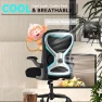 Thumbnail Office Desk Chair with Ergonomic Lumbar Support, Extra-Thick Seat Cushion, Flip-up Arms, Breathable Mesh Back — Smart Chairs, CASASIO
