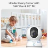 Thumbnail Security Camera 2K, Baby Monitor Dog Camera 360-degree — Security Camera, Noorio