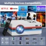Thumbnail Smart Projector with WiFi 6 and Bluetooth 5.3 — Smart Projector, FUDONI