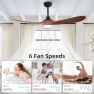 Thumbnail Outdoor Ceiling Fan with Light and Remote via WiFi Alexa — Smart Fan, Homlit