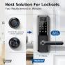 Thumbnail WiFi Video Smart Door Lock with Camera & Doorbell — Smart Lock, Nyboer