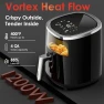 Thumbnail Compact Air Fryer 9-in-1 with Smart Digital Color TouchScreen — Air Fryer, Whuto