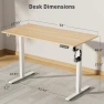 Thumbnail Electric Standing Desk Adjustable Height — Standing Desk, VVENACE