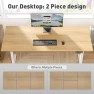 Thumbnail Electric Standing Desk Adjustable Height — Standing Desk, VVENACE