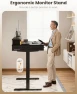 Thumbnail Electric Standing Desk with 3 Wooden Drawers — Standing Desk, OffiGo