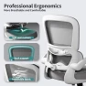 Thumbnail Ergonomic Desk Chair with Adjustable Lumbar Support — Smart Chairs, TRALT