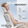Thumbnail Ergonomic Mesh Desk Chair with Adjustable Lumbar Support and Headrest — Smart Chairs, Zeonsit