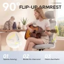 Thumbnail Ergonomic Mesh Desk Chair with Adjustable Lumbar Support and Headrest — Smart Chairs, Zeonsit