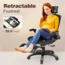 Thumbnail Ergonomic Office Chair with Footrest — Smart Chairs, GABRYLLY