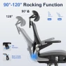 Thumbnail Ergonomic Office Chair with Mesh Seat Cushion and 3D Armrests — Smart Chairs, marrap