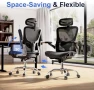 Thumbnail Ergonomic Office Chair with Mesh Seat Cushion and 3D Armrests — Smart Chairs, marrap