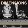 Thumbnail Fabric Gaming Chair with Footrest — Smart Chairs, Misolant