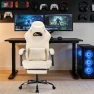 Thumbnail Gaming Chair with Footrest and Massage Lumbar Support — Smart Chairs, NIONIK
