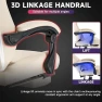 Thumbnail Gaming Chair with Footrest and Massage Lumbar Support — Smart Chairs, NIONIK
