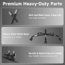 Thumbnail Gaming Chair with Footrest and Massage Lumbar Support — Smart Chairs, NIONIK