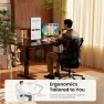 Thumbnail Height Adjustable Electric Standing Desk 55 x 28 Inches — Standing Desk, ErGear