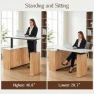 Thumbnail L-Shaped Standing Desk with Drawers and Storage Cabinet — Standing Desk, NORTHSKY
