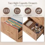 Thumbnail L-Shaped Standing Desk with Drawers and Storage Cabinet — Standing Desk, NORTHSKY