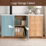 Thumbnail L-Shaped Standing Desk with Drawers and Storage Cabinet — Standing Desk, NORTHSKY