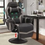Thumbnail Reclining Gaming Chair with Footrest and Massage — Massage Chairs, LVUYOYO