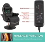 Thumbnail Reclining Gaming Chair with Footrest and Massage — Massage Chairs, LVUYOYO