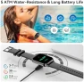 Thumbnail Smart Watch with 1.83" HD Touch Screen, Bluetooth Call — Fitness Tracker, Jacoosa
