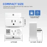 Thumbnail Smart Plug, 15A WiFi Outlet with Timer & Group Control — Smart Plug, junlit