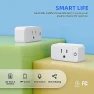 Thumbnail Smart Plug, 15A WiFi Outlet with Timer & Group Control — Smart Plug, junlit