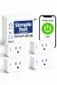 Thumbnail Smart Plug 2-Pack — Smart Plug, SimpleHut