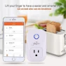 Thumbnail Smart Plug, WiFi Outlet Socket Remote Control with Timer Function — Smart Plug, Jinvoo