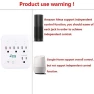 Thumbnail Smart Tap 2-Pack, 4-Outlet Smart Plug WiFi Outlet Wall Tap — Smart Plug, KMC