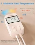Thumbnail Smart Temperature Controller with Wi-Fi Thermostat and Outlet — Smart Thermostat, meross