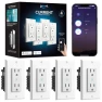 Thumbnail Smart WiFi in-Wall Outlet, 4 Pack — Smart Plug, Geeni