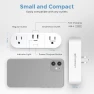 Thumbnail SmartVoice 4-in-1 Dual Wall Plug — Smart Plug, Emerson