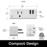 Thumbnail Switch + Charge Multi Port Smart Wi-Fi Plug with 2 USB Ports — Smart Plug, Geeni