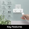 Thumbnail Switch Duo Double Smart Plug — Smart Plug, Geeni