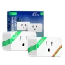 Thumbnail Wi-Fi Smart Plug 15A, Dual-Band 2.4GHz & 5GHz, Energy Monitoring, 2 Pack — Smart Plug, NOUS