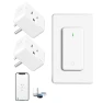 Thumbnail WiFi Smart Outlet Plug with Remote, Wall Switch, Compatible with Alexa and Google — Smart Plug, GREENCYCLE