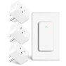 Thumbnail WiFi Smart Outlet Plug with Remote, Wall Switch, Compatible with Alexa and Google — Smart Plug, GREENCYCLE