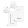 Thumbnail WiFi Smart Outlet Plug with Remote, Wall Switch, Compatible with Alexa and Google — Smart Plug, GREENCYCLE
