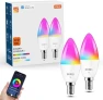 Thumbnail 6-Pack E12 Smart Candelabra LED Light Bulbs — Smart Light Bulb, OHLUX