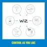 Thumbnail Clear 40W Tunable White Filament LED Smart Candle-Shaped Bulb — Smart Light Bulb, WiZ Connected