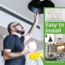 Thumbnail LED Light Bulb, G120 Globe Bulb, 15W Globe Light Bulbs, Daylight 5000k Non-Dimmable, E26 Base Large Decorative Lamp,... — Smart Light Bulb, Jardhom