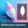Thumbnail Smart Bulbs, E12 Led Bulb, 470LM, 2.4Ghz WiFi Candelabra B11 Bulbs, Color Changing RGBTW Led Light Bulb — Smart Light Bulb, Linkind