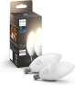 Thumbnail Smart Candle-Shaped LED Bulb - Soft Warm White - 2 Pack — Smart Light Bulb, Philips Hue