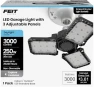 Thumbnail Smart LED Garage Light with RGBW Color Changing Deformable Panels — Smart Light Bulb, Feit Electric