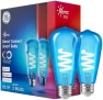 Thumbnail Smart LED Light Bulb, ST19 Edison Style, Room Decor Aesthetic, Color Changing WiFi, 60W Equivalent (Pack of 2) — Smart Light Bulb, Cync